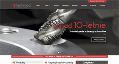 Desktop Screenshot of mstechnical.pl
